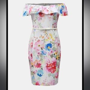 Dorothy Perkins Floral Off Shoulder Dress
